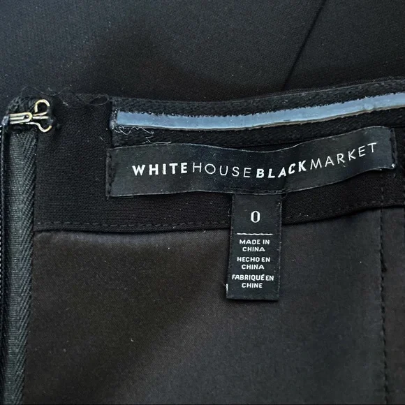 White House Black Market Split Leg Jumpsuit Size 0 - Picture 4 of 7